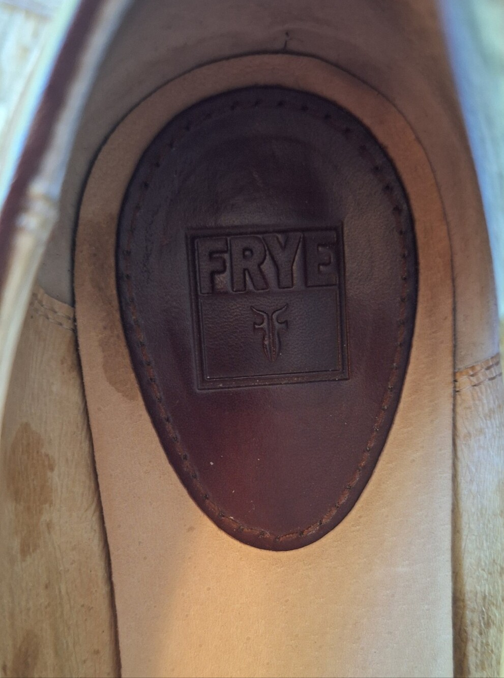 Frye Women's Loafers Size 10 M Brown  Leather Penny Loafer Slip On Shoes - Picture 5 of 8